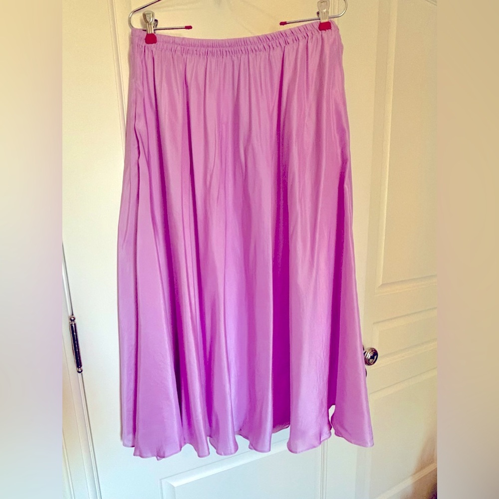 Vince Silk Skirt